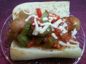 Olive Garden should call this the Sausage Supreme Sandwich