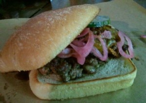 Neon Pig's Smash Burger