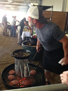 Mike Checking the Clock